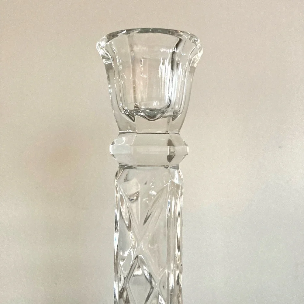 Toscany Crystal Candlestick set of 2